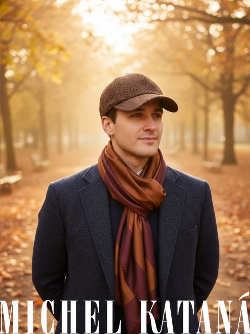 Кепка с козырьком, Бейсболка Мужская-Унисекс TWEED GLASGOW TERRELLE из твида (Плотная Костюмно-Блейзерная ШЕРСТЬ) TWEED.6-GLASGOW/TERRELLE